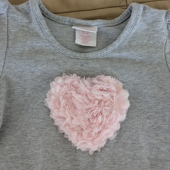 Long sleeve heart tutu dresses - Picture 4 of 5